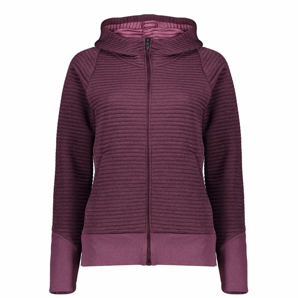 Brooks Running Women's Plum Hooded Zip-up Sweatshirt